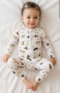 Hunting Dog Bamboo Onesie