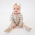 Checkered Zip Romper