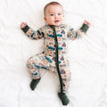 Wildlife Bamboo Zip Romper
