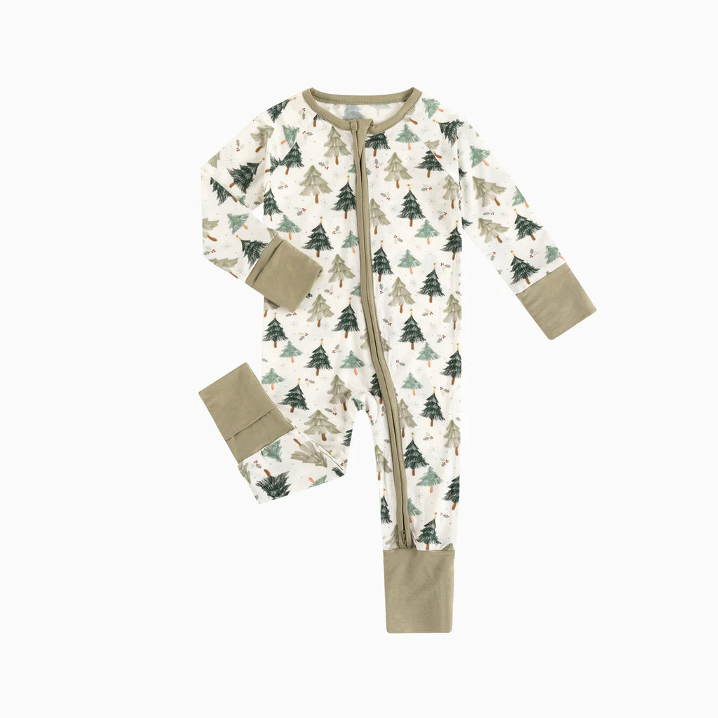 Tree Zip Romper