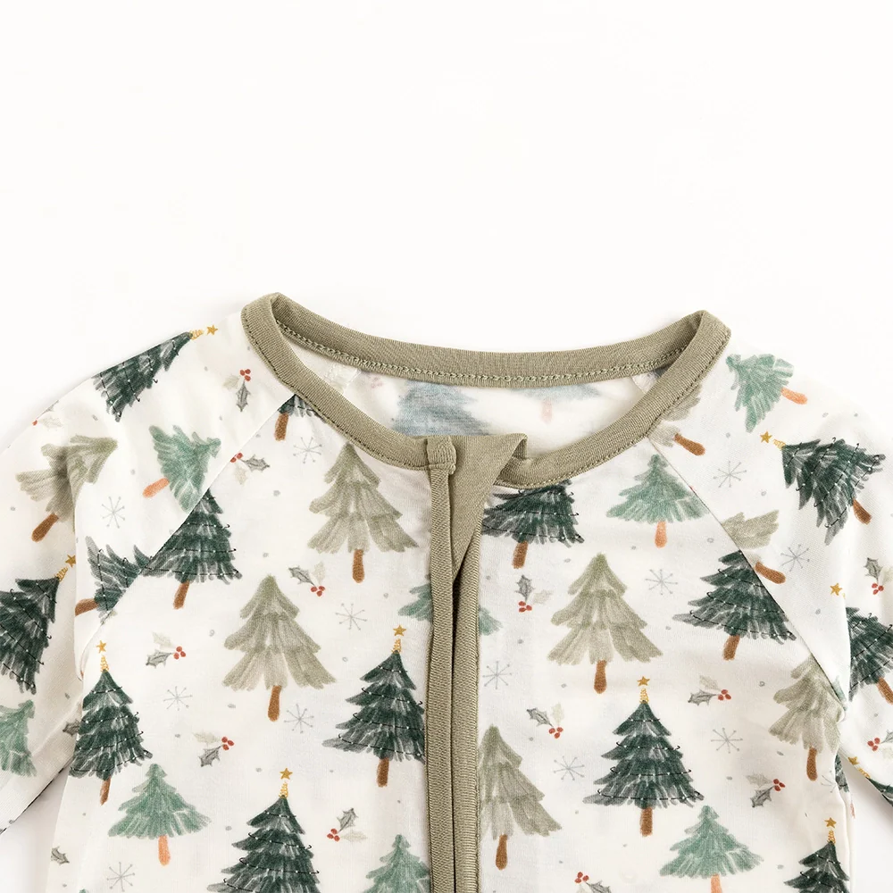 Tree Zip Romper