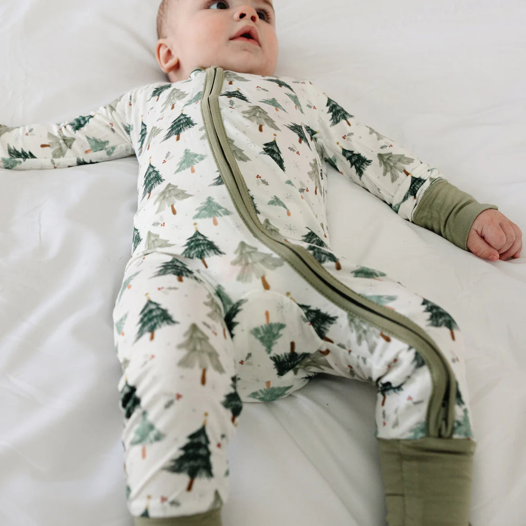 Tree Zip Romper