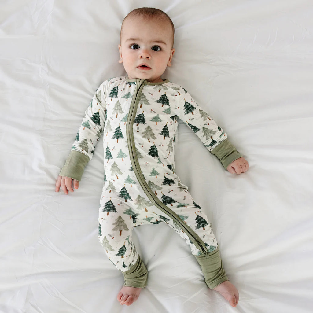 Tree Zip Romper