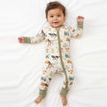 Farm Animal Zip Romper